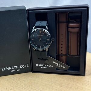 Kenneth Cole dual strap Sport/Business watch giftset